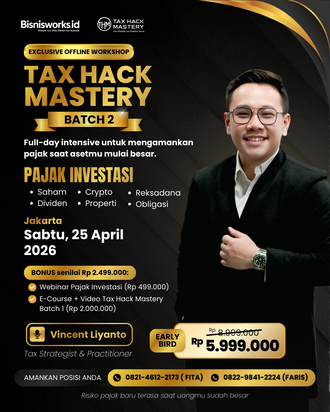 Poster Webinar Tax Hack Mastery